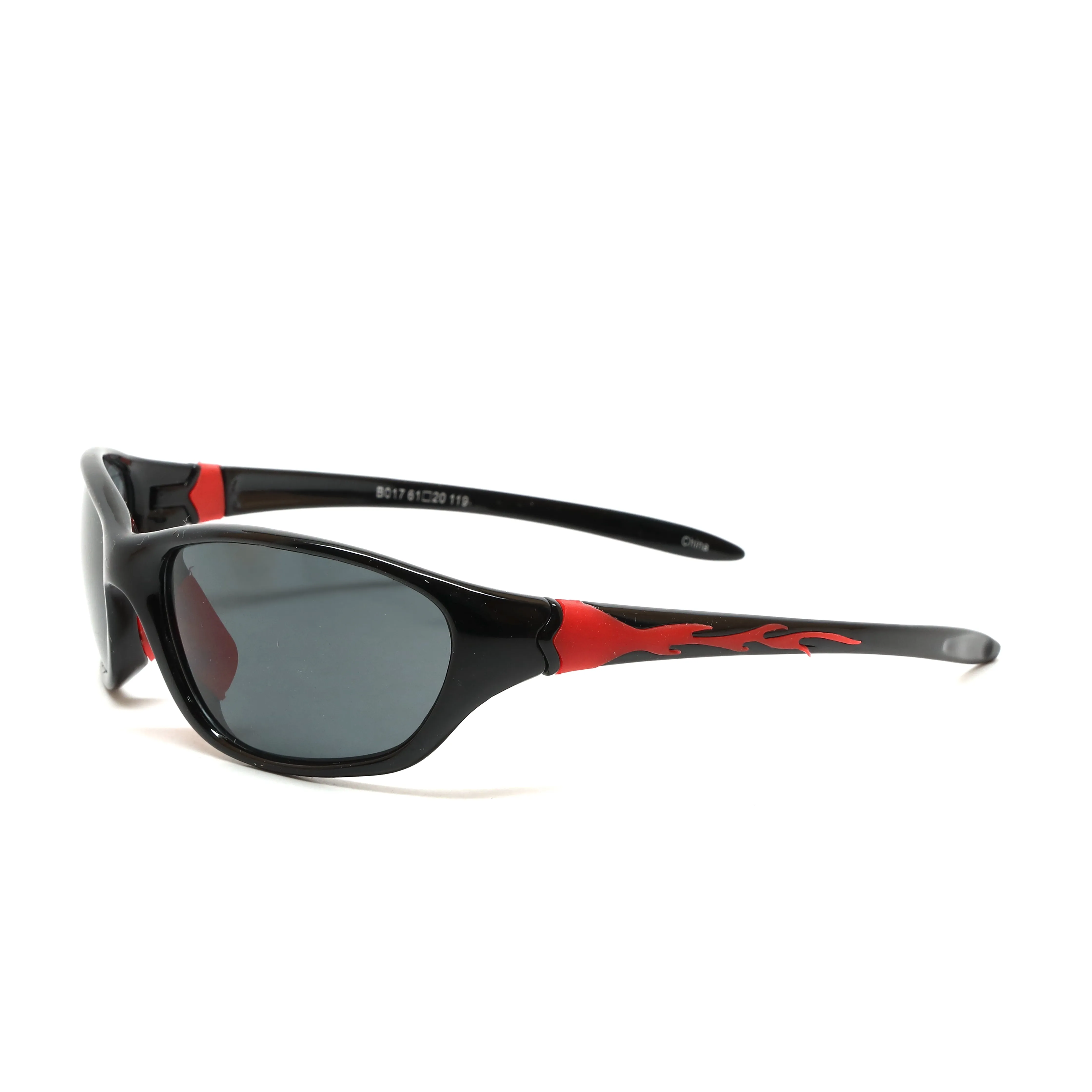 Prototype 6 Flame Deadstock Wraparound Visor Sunglasses - Orange
