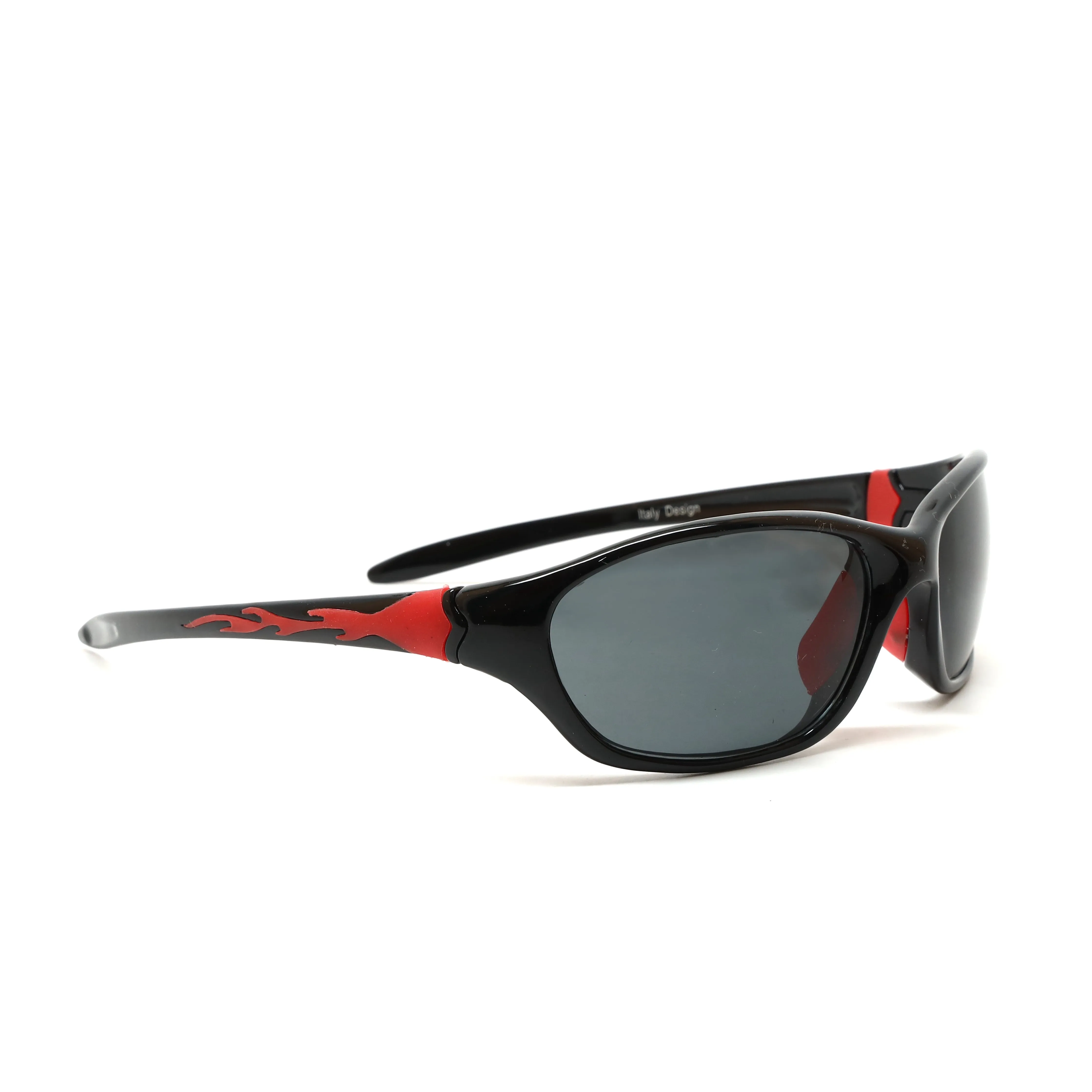 Prototype 6 Flame Deadstock Wraparound Visor Sunglasses - Orange