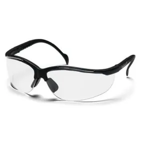 Pyramex Venture II  Safety Glasses (Black Frame)