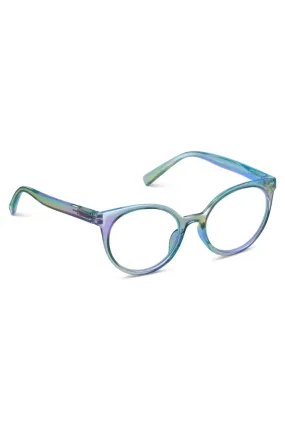 Reading Glasses - Moonstone Blue Iridescent