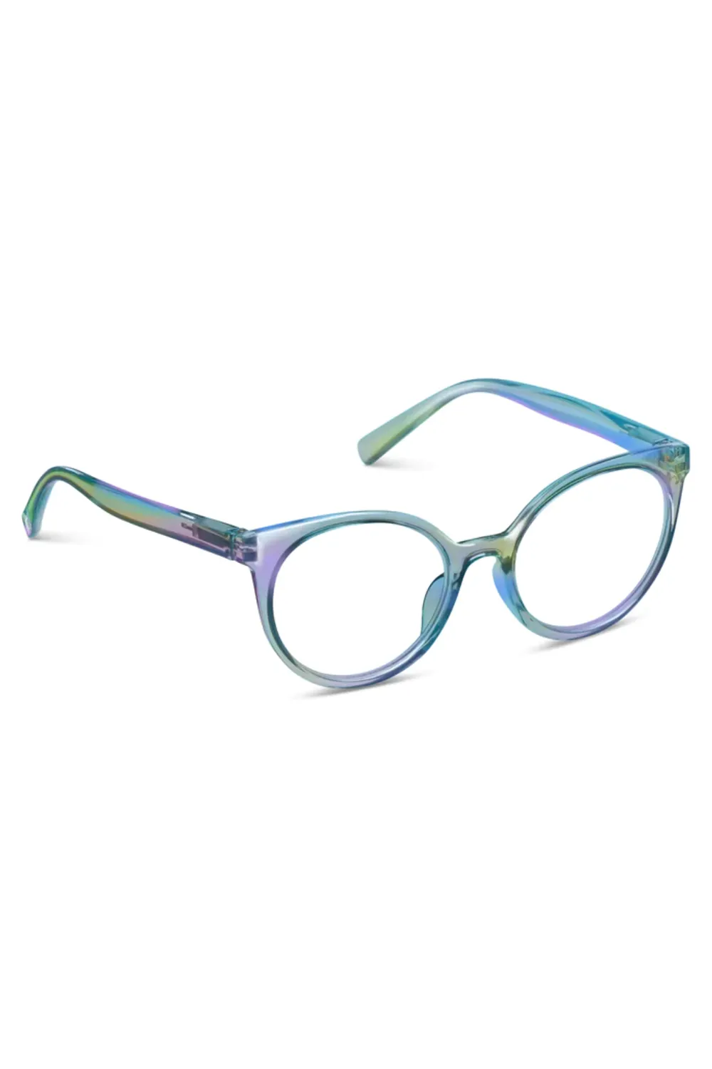 Reading Glasses - Moonstone Blue Iridescent