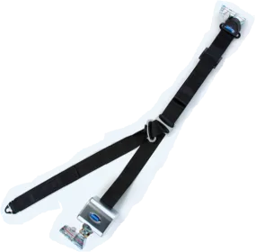 Retractable Shoulder & Lap Belt Combination Mounted with L-Track fitting on Top and Bottom | Q8-6323-A