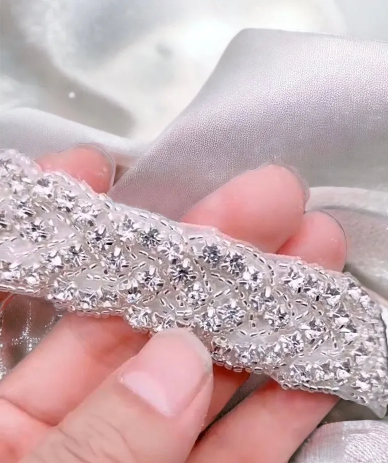 Rhinestone Ivory Wedding Bridal Belt