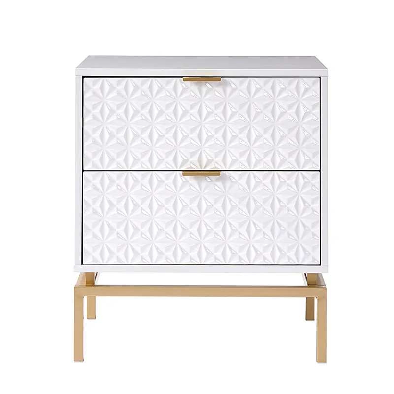Rodolfo 25" Tall 2-Drawer Nightstand