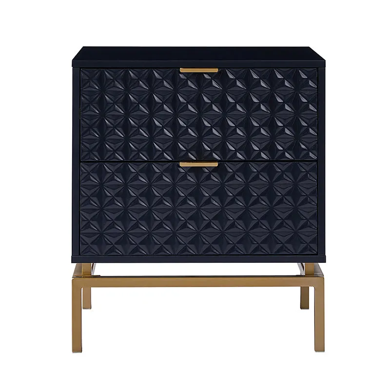 Rodolfo 25" Tall 2-Drawer Nightstand