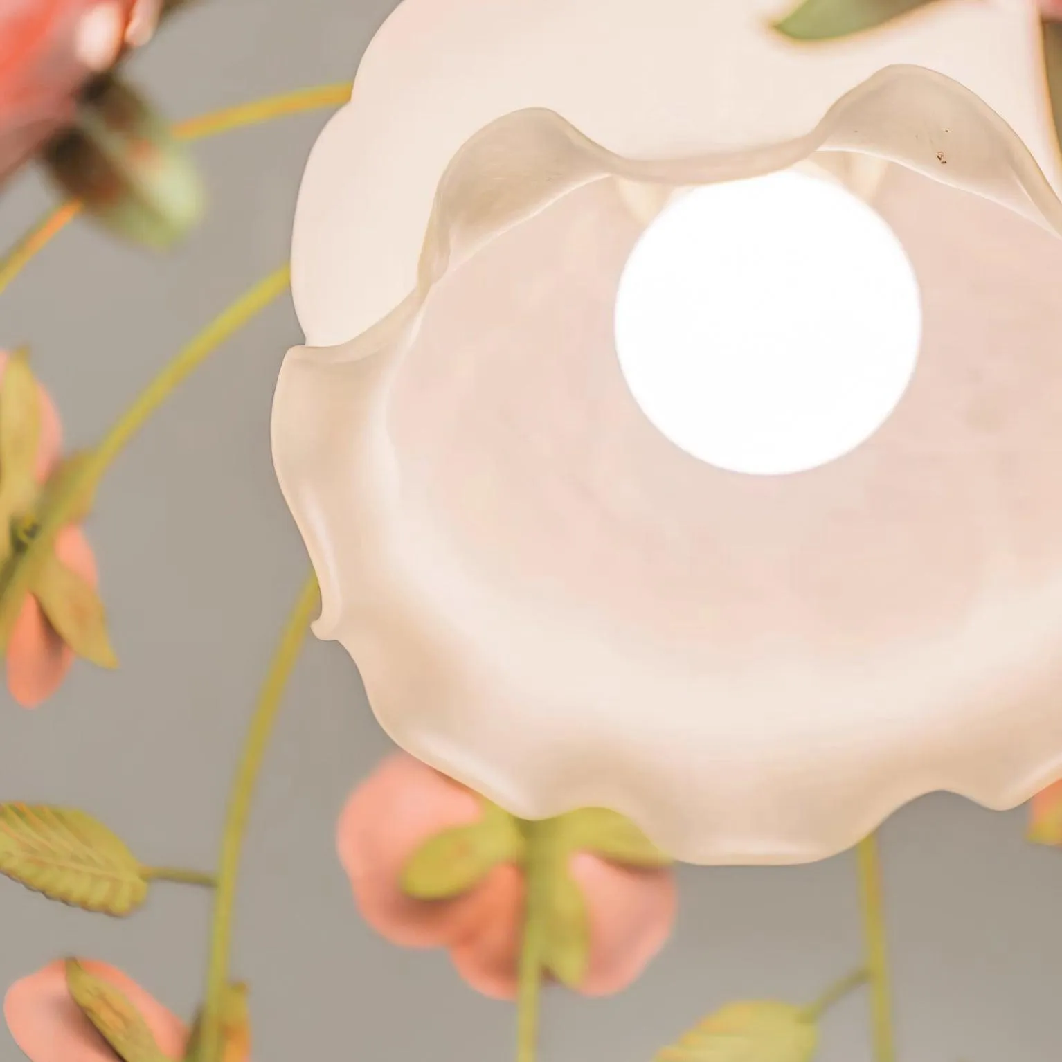 Romantische Flowers Pendant Lamp 13.7″- 47.2″