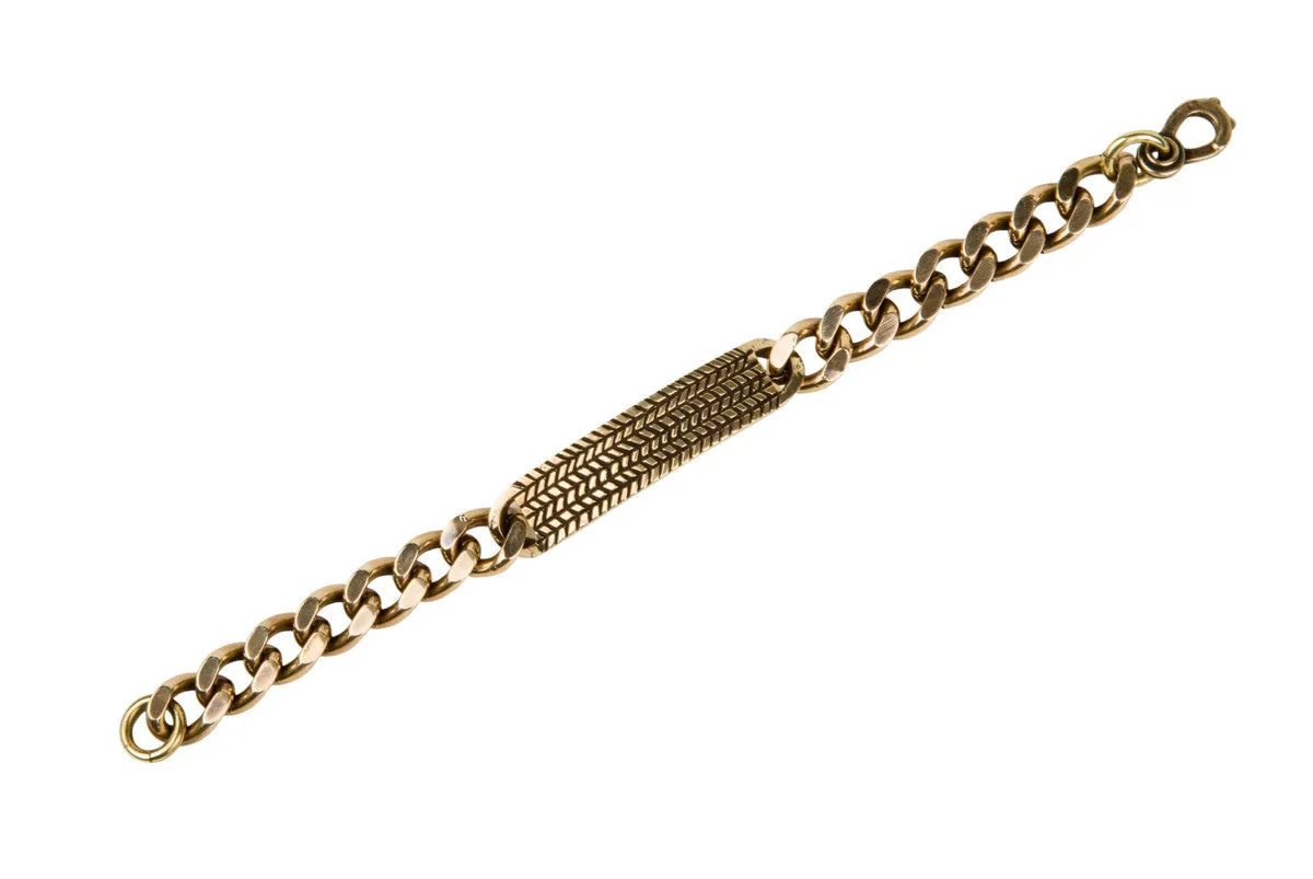 Rope Plaque ID Bracelet