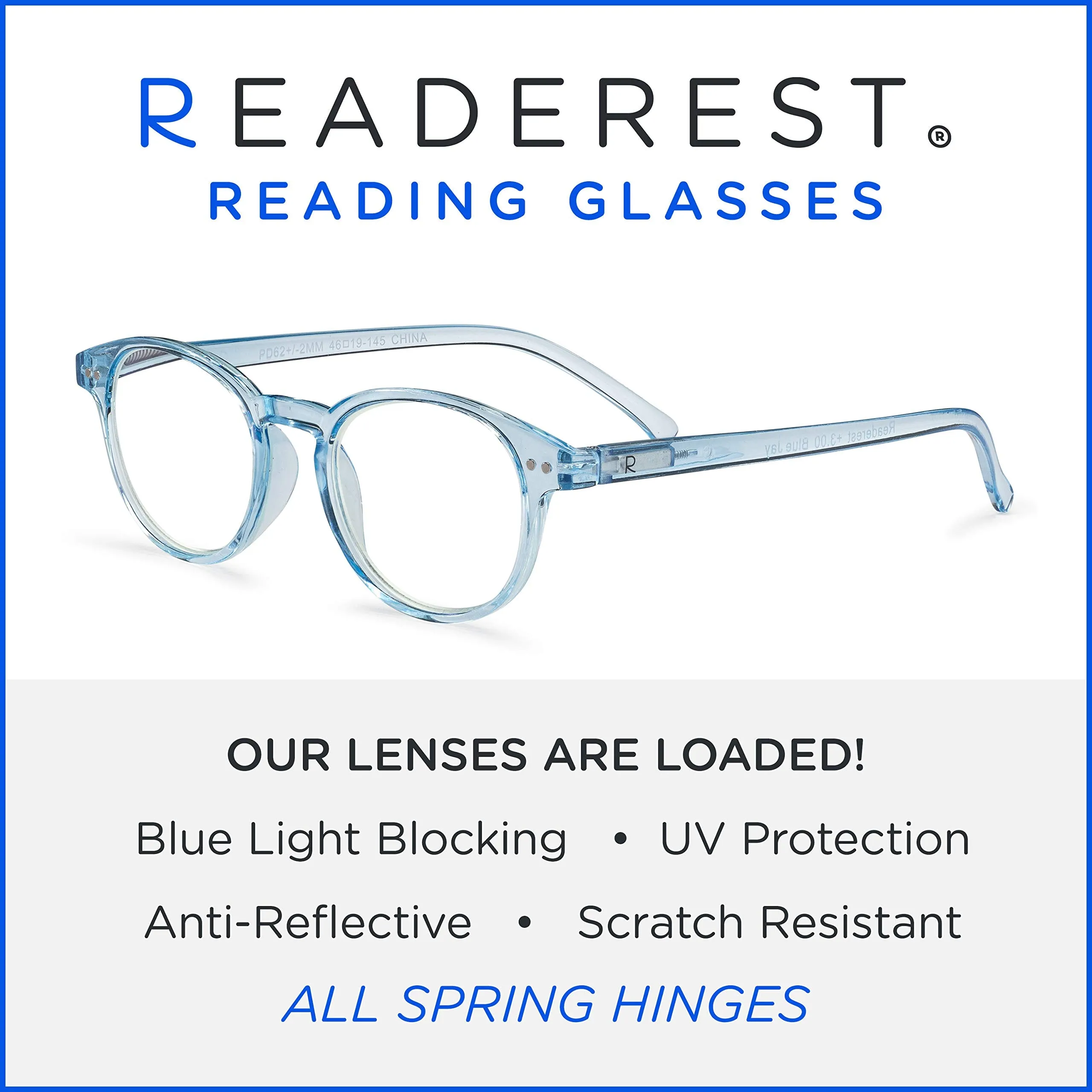 Round-Blue-Light-Blocking-Reading-Glasses-Light-Blue-0-75-Magnification-Computer-Glasses