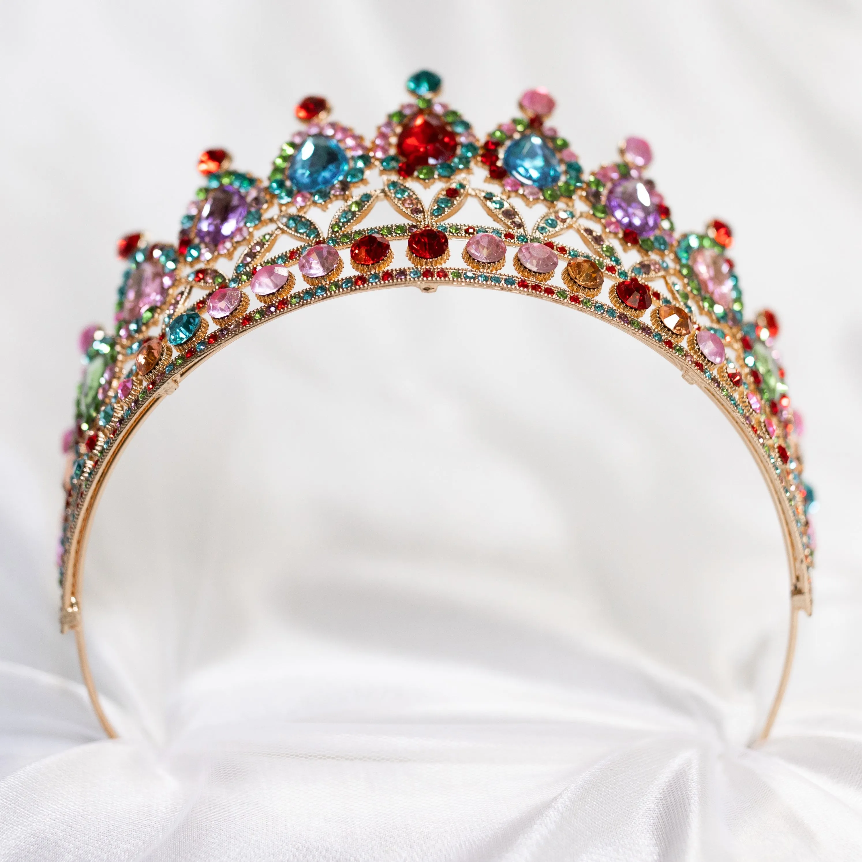 Saya’s Tiara in Gold & Multi Color