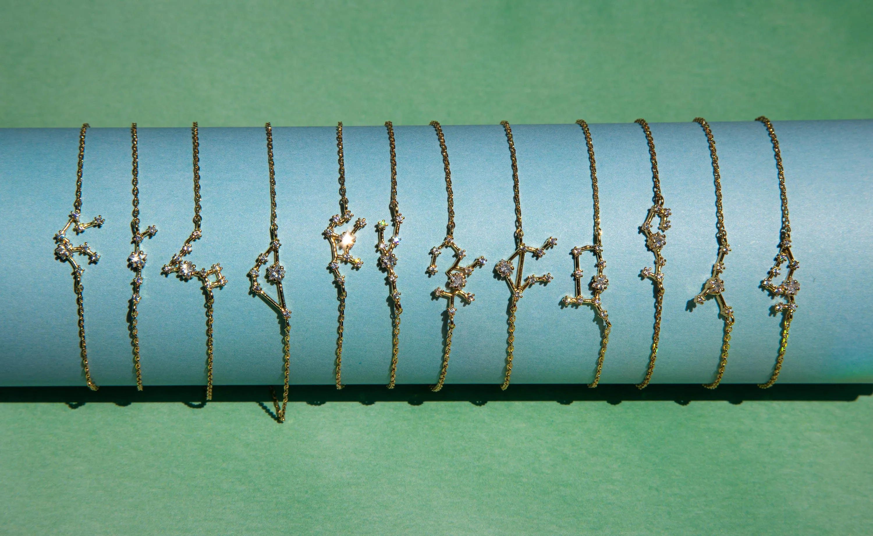 Scorpio Zodiac Constellation Bracelet with Zircon
