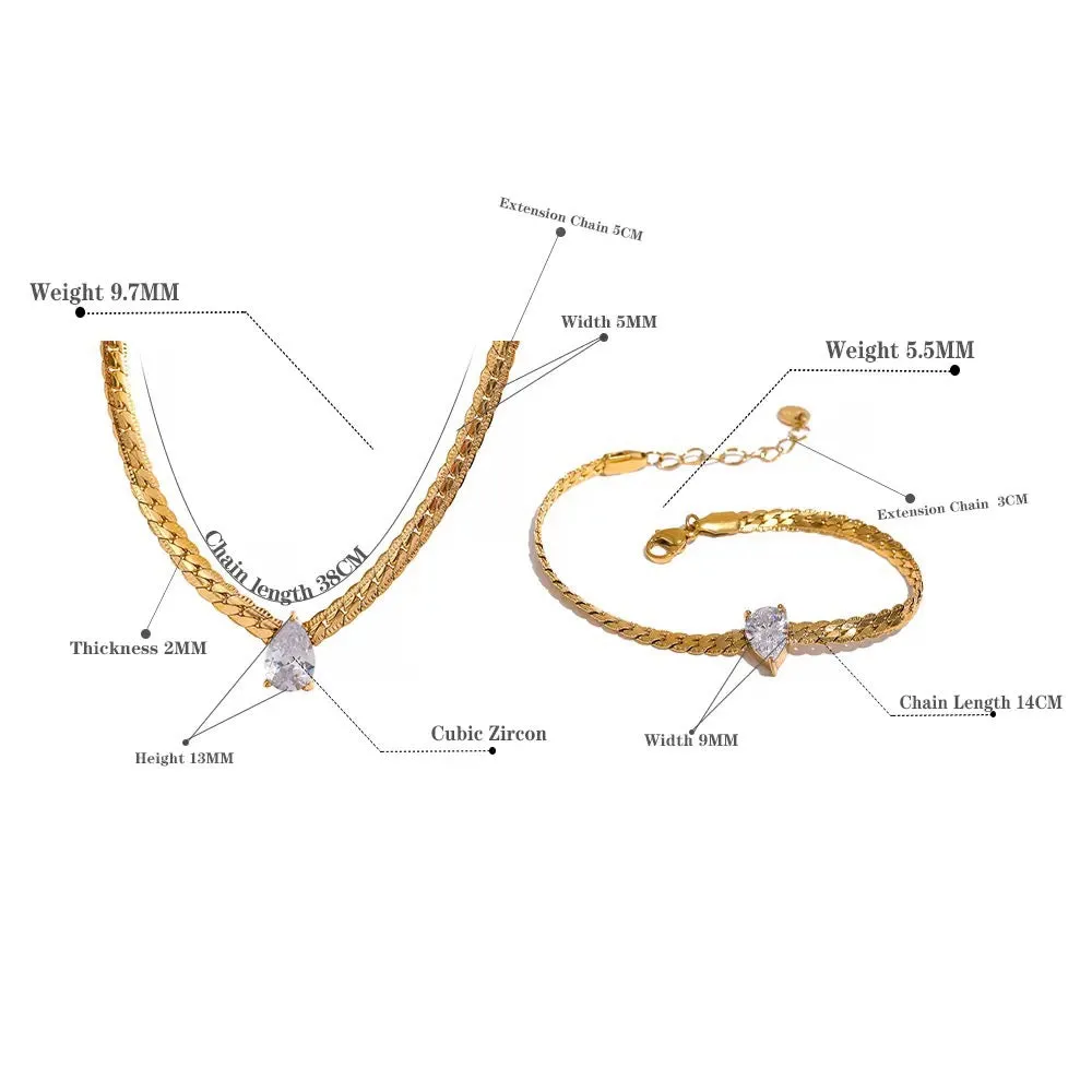 Snake Chain Princess Necklace