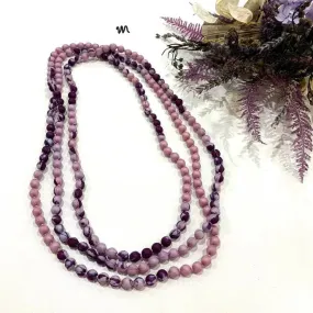 Sophie Silks Necklace: Extra Long Silk Bead