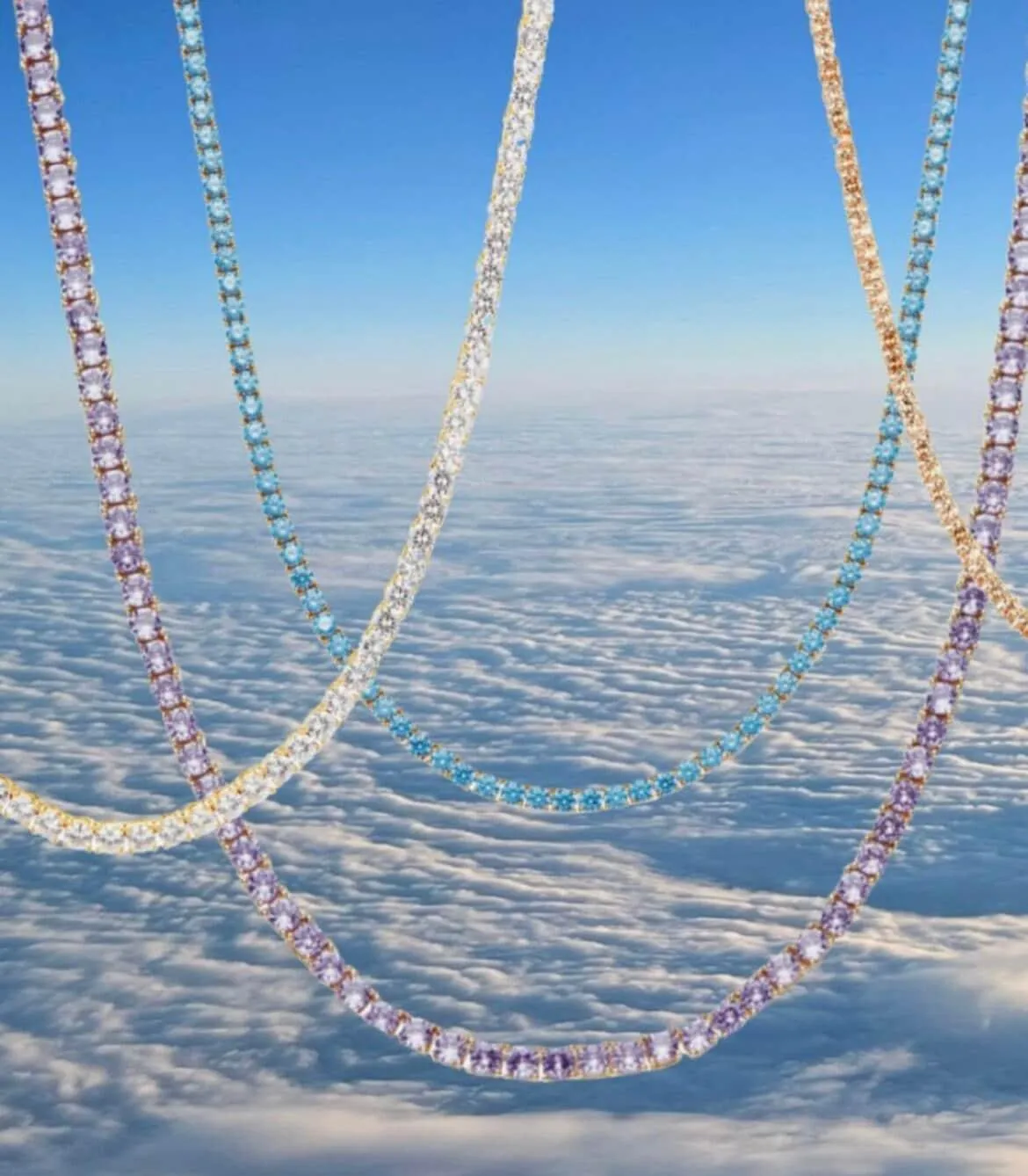 STEPHANIE Personazlied tennis necklace