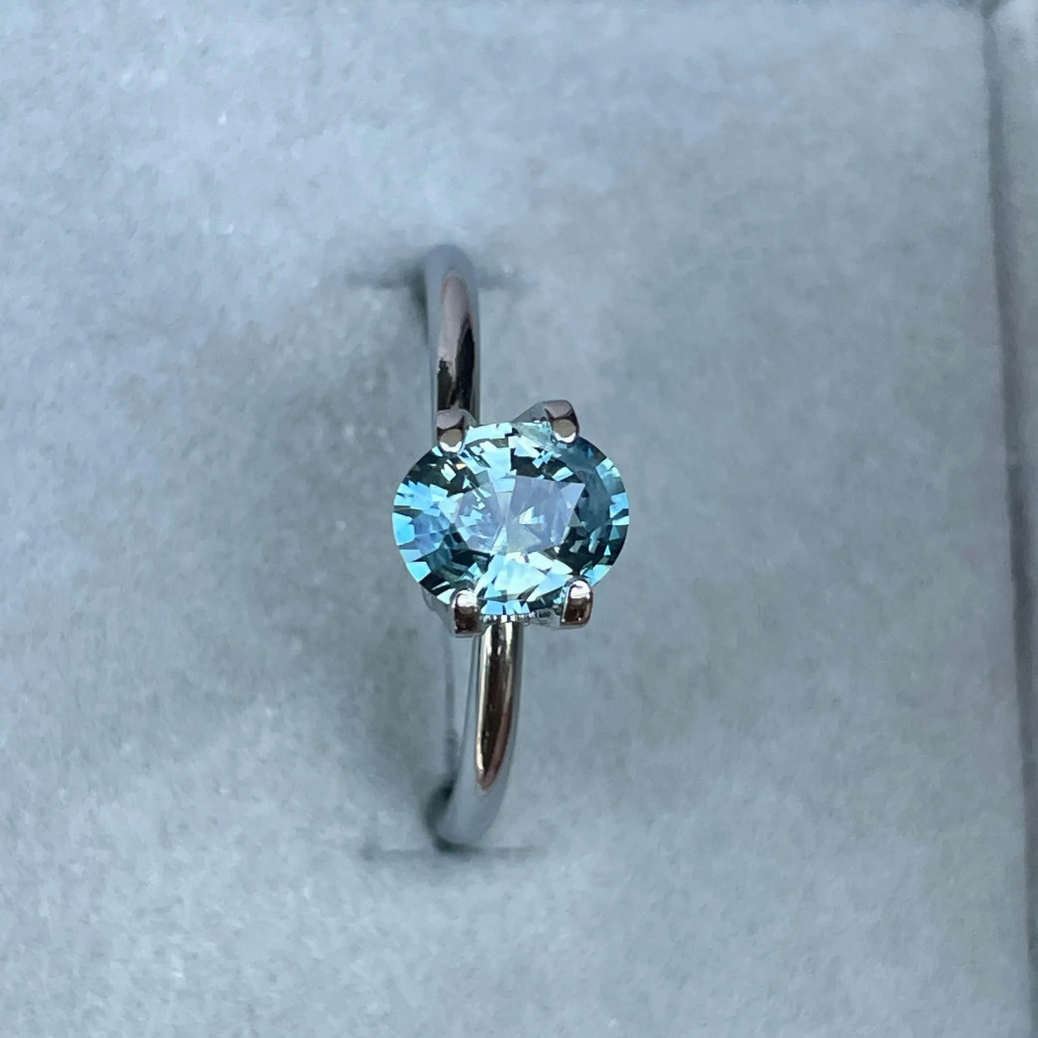 Teal Sapphire 1.15 Ct, Natural Teal Sapphire Ring, Teal Sapphire Engagement Ring, bespoke Ring, For Custom ring Loose gem