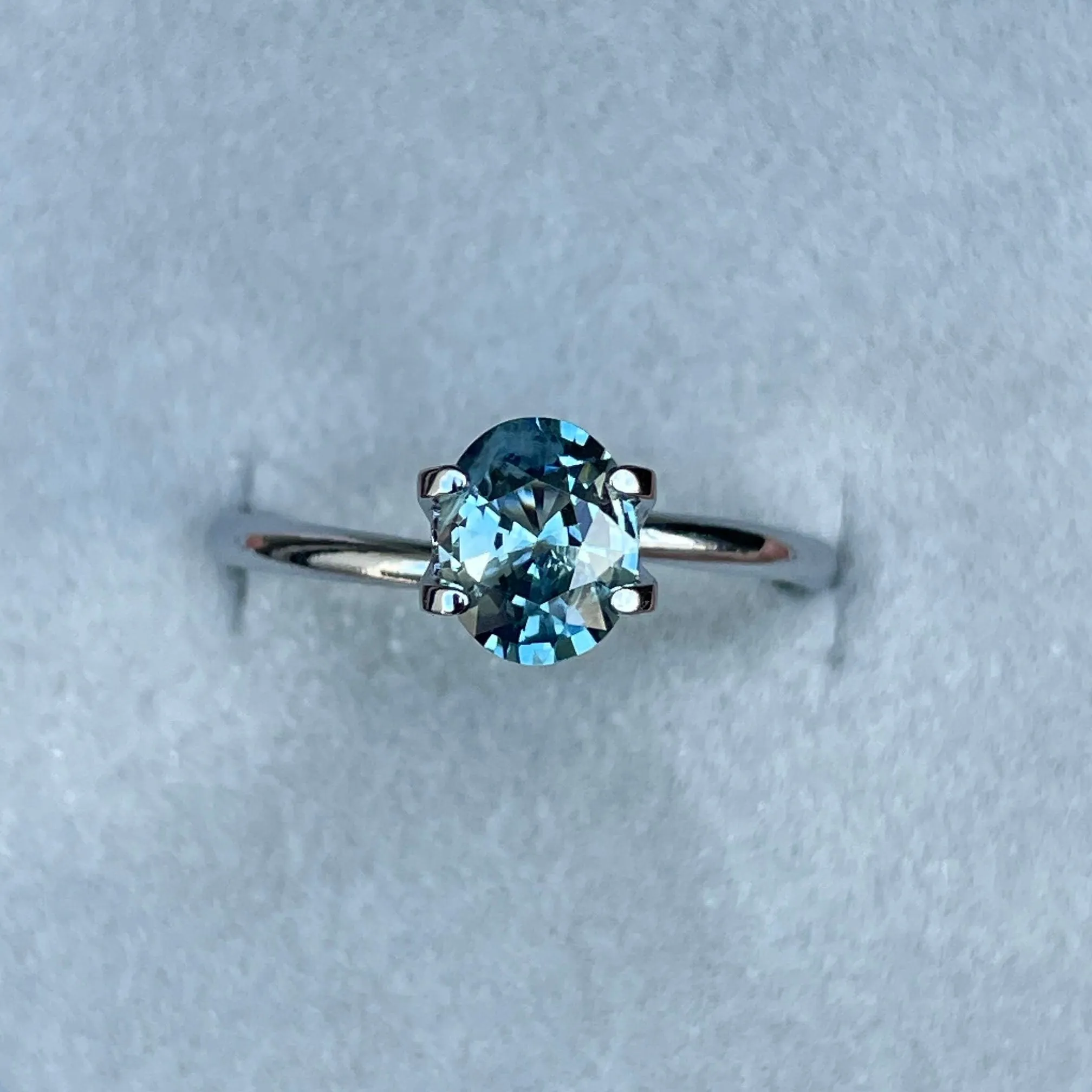 Teal Sapphire 1.15 Ct, Natural Teal Sapphire Ring, Teal Sapphire Engagement Ring, bespoke Ring, For Custom ring Loose gem