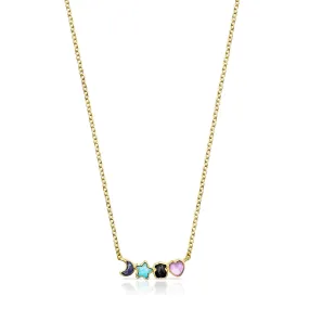 Tous Glory Necklace in Gold Vermeil with Gemstones 918592510