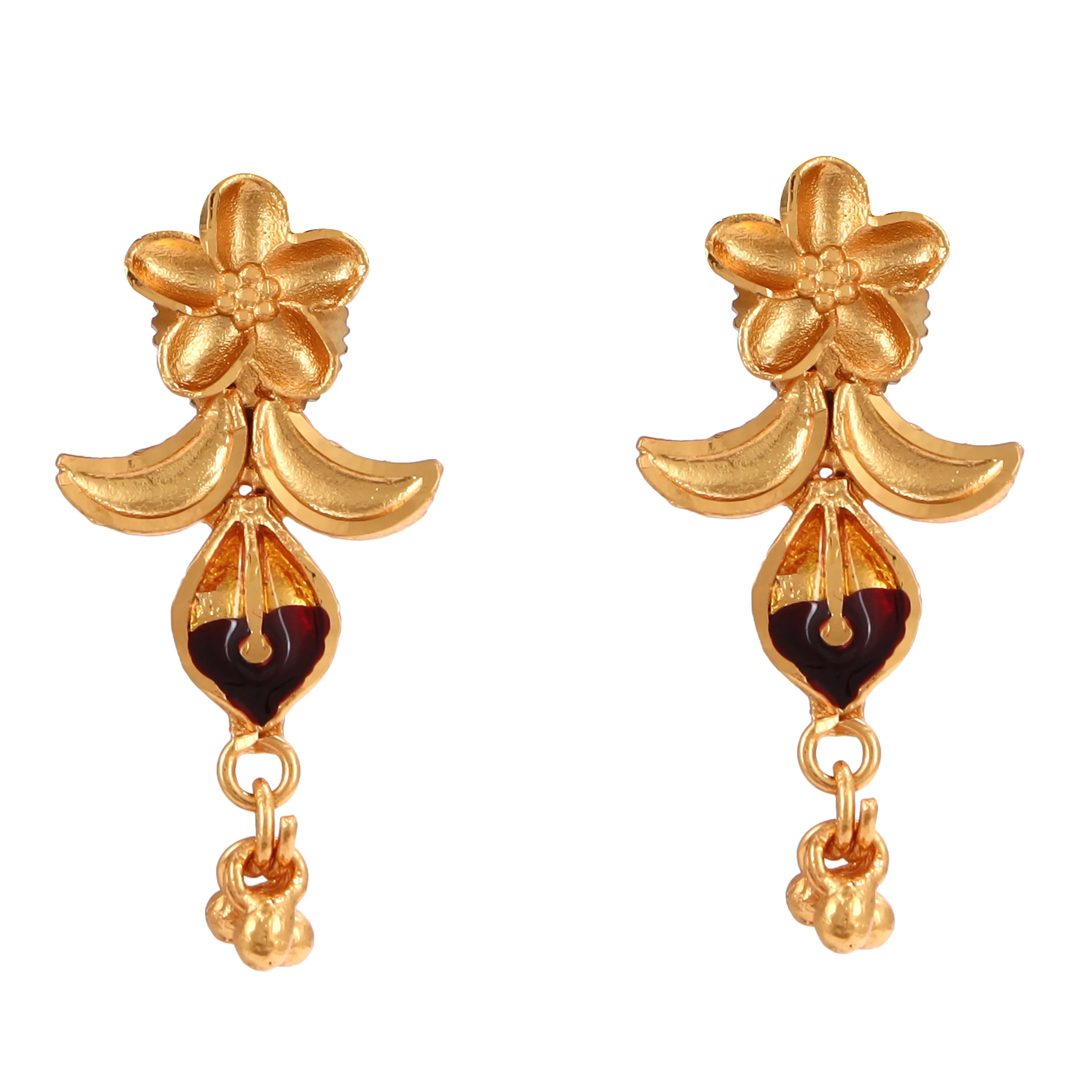 Tripatro  Floral Chatai Necklace Set