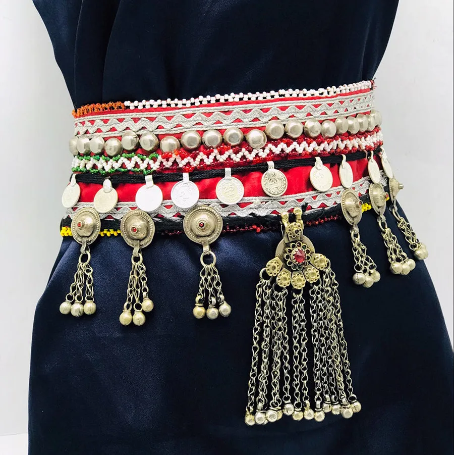 Turkman Hanging Beads Vintage Belt
