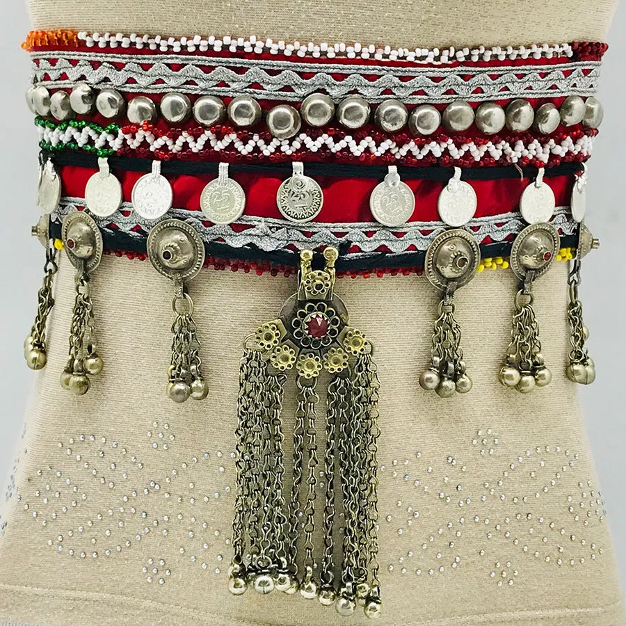 Turkman Hanging Beads Vintage Belt
