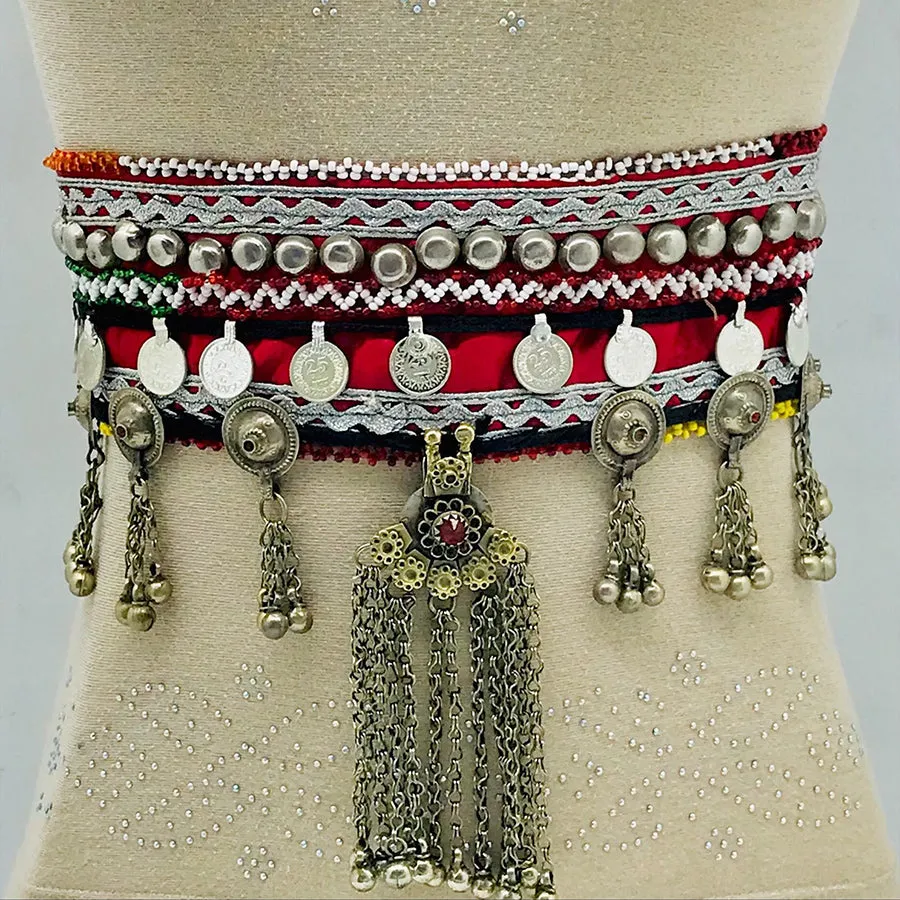 Turkman Hanging Beads Vintage Belt