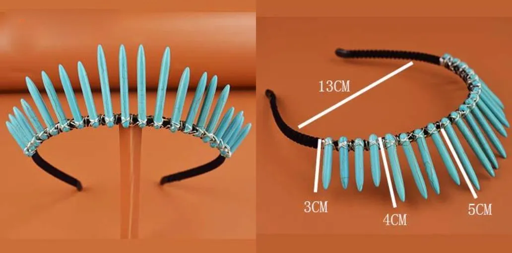 Valiant Brilliant Turquoise Headband