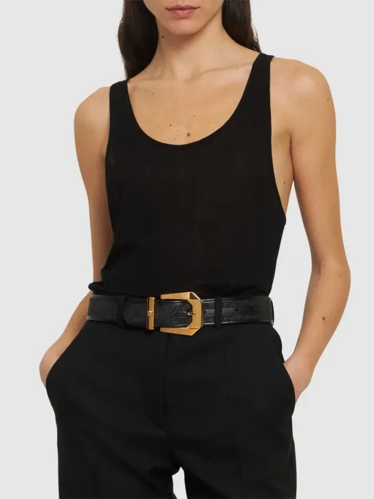 Versace   40mm tech jacquard belt 