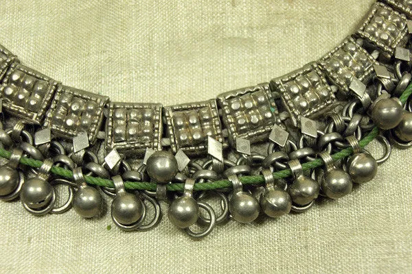 Vintage Silver Necklace Parts from Afghanistan