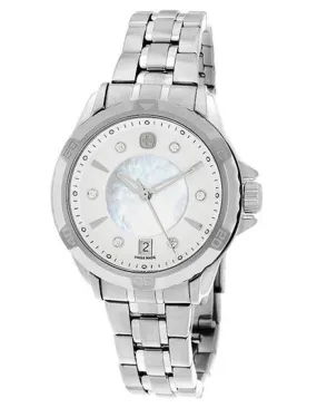 Wenger Womens GST - Crystals - Stainless - Bracelet - MOP Dial - Date - 100m