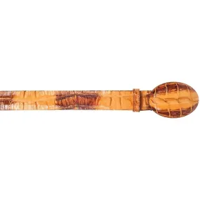 Wild West Caiman Belt With Removable Buckle & Leather Lining Buttercup Cognac (2c110276)