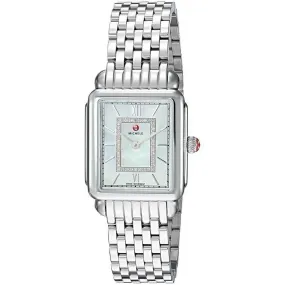 Women'S Deco II Mid Silver Diamond 26Mm Watch MWW06I000026